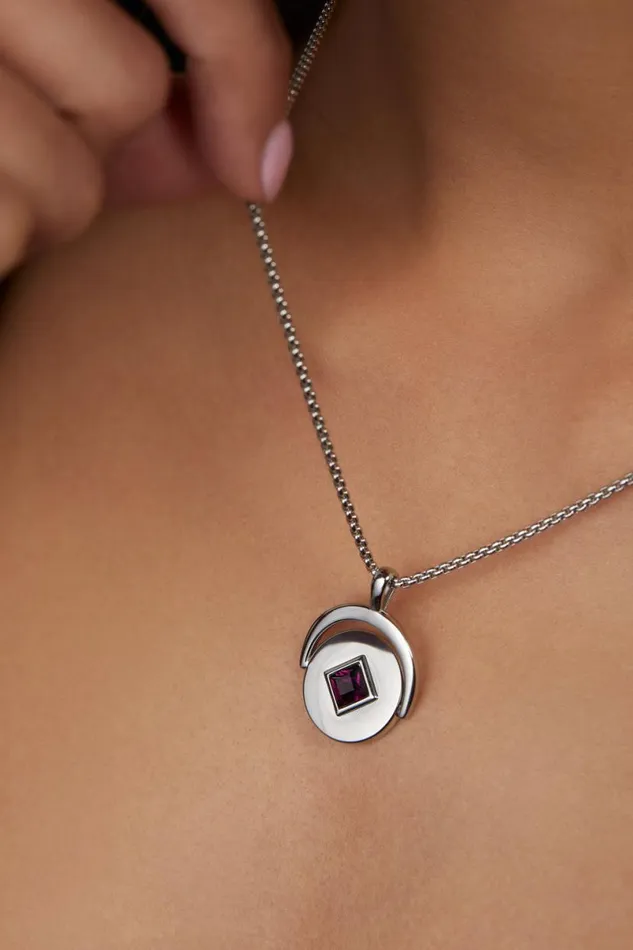 February Birthstone And Flower Flip Charm Necklace Stainless Steel Gold Women Alex And Ani Birthday February Birthstone And Flower Flip Charm Necklace Stainless Steel Gold Women Alex And Ani Birthday