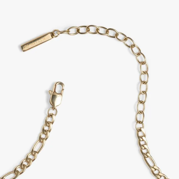 Figaro Charm and Layering Necklace Stainless Steel Gold Women Alex And Ani Chain Or Bracelet Charm Bases