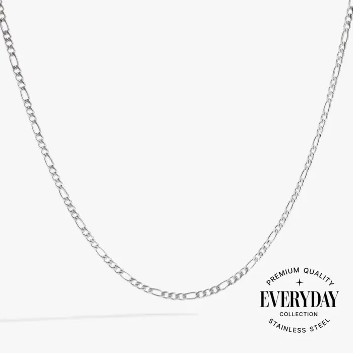 Figaro Charm and Layering Necklace Stainless Steel Gold Women Alex And Ani Chain Or Bracelet Charm Bases