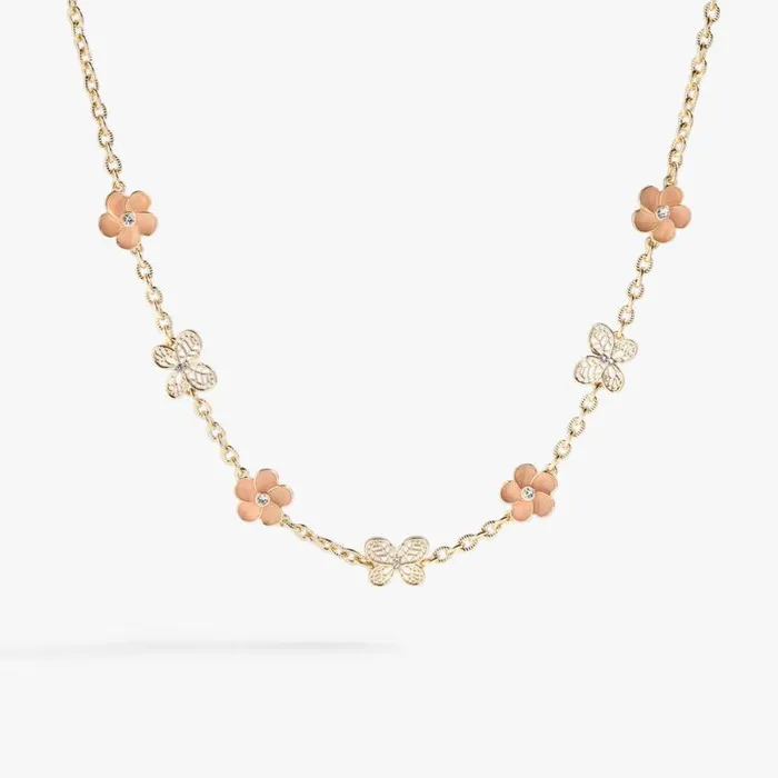 Filigree Butterfly Necklace Gold Women Alex And Ani Flower