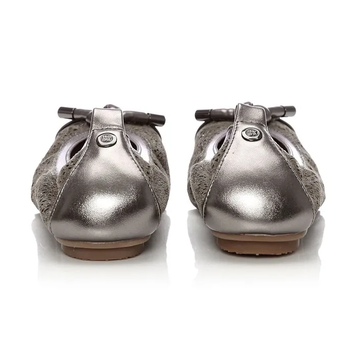 Flat And Ballerina Shoes Women Moda In Pelle Zipster Burgundy Leather