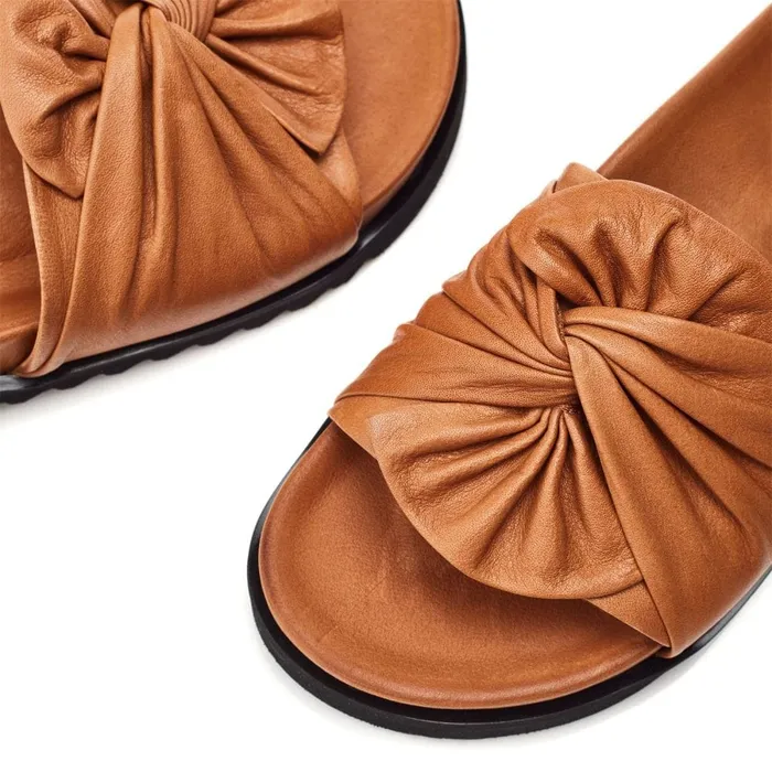 Flatform Sandals Women Moda In Pelle Bsoleful BFlorida Tan Leather