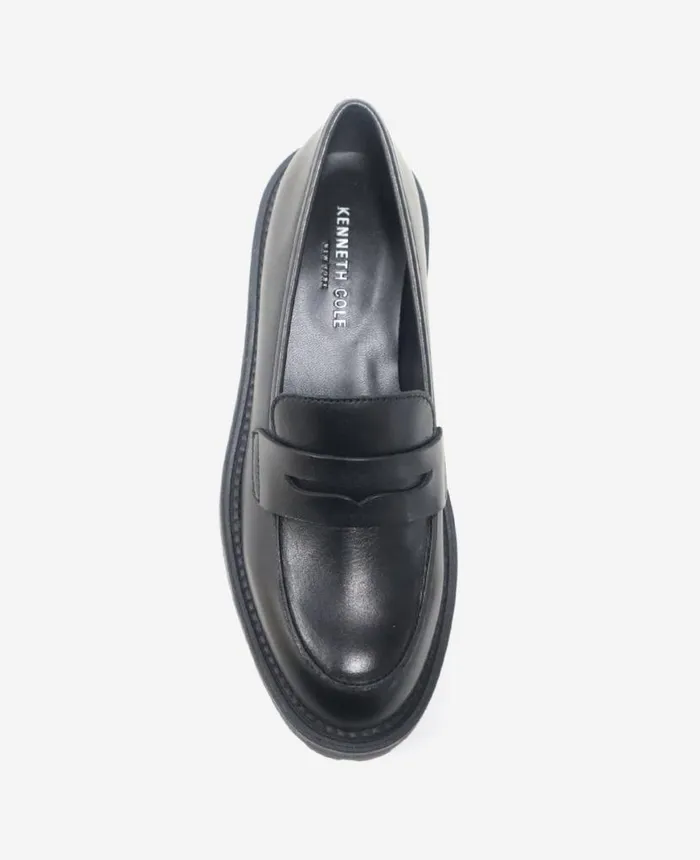 Flats and Loafers Women Kenneth Cole Fatima Loafer Black Leather