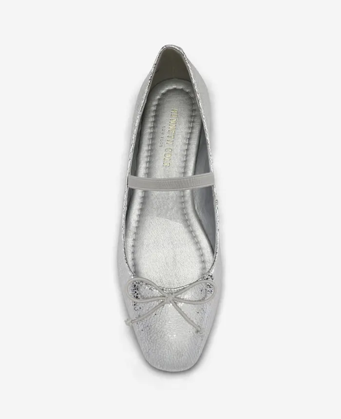 Flats and Loafers Women Kenneth Cole Myra Ballet Flat Silver