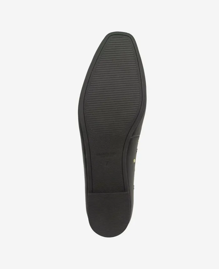 Flats and Loafers Women Kenneth Cole Myra Stud Ballet Flat Black