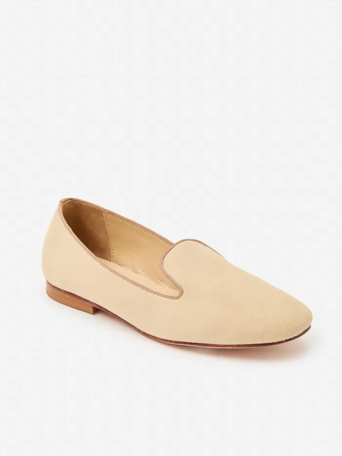 Flats Women JMcLaughlin Sloane Suede Loafers Neutral