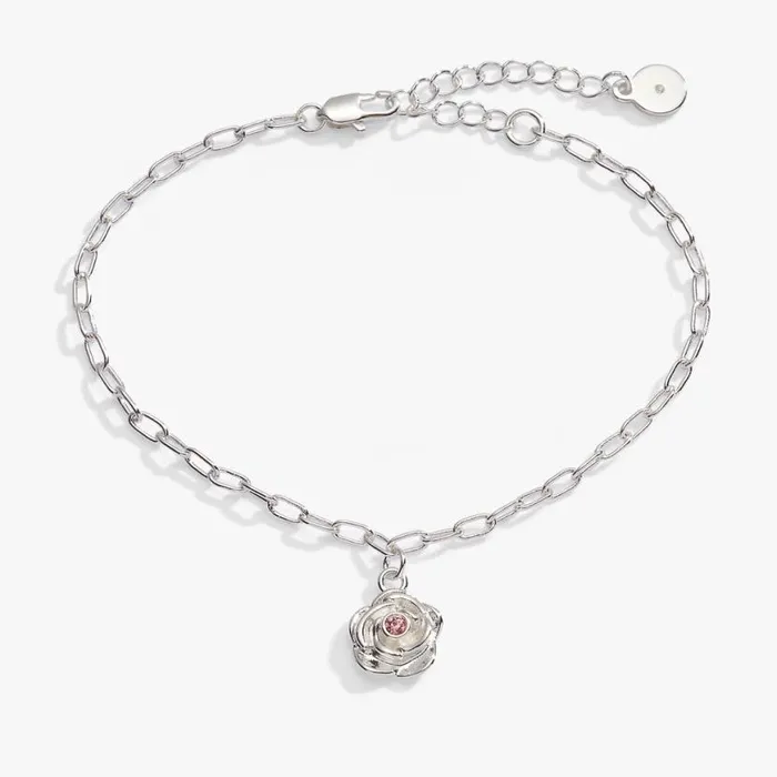 Flower And Crystal Bracelet Silver Women Alex And Ani Flower