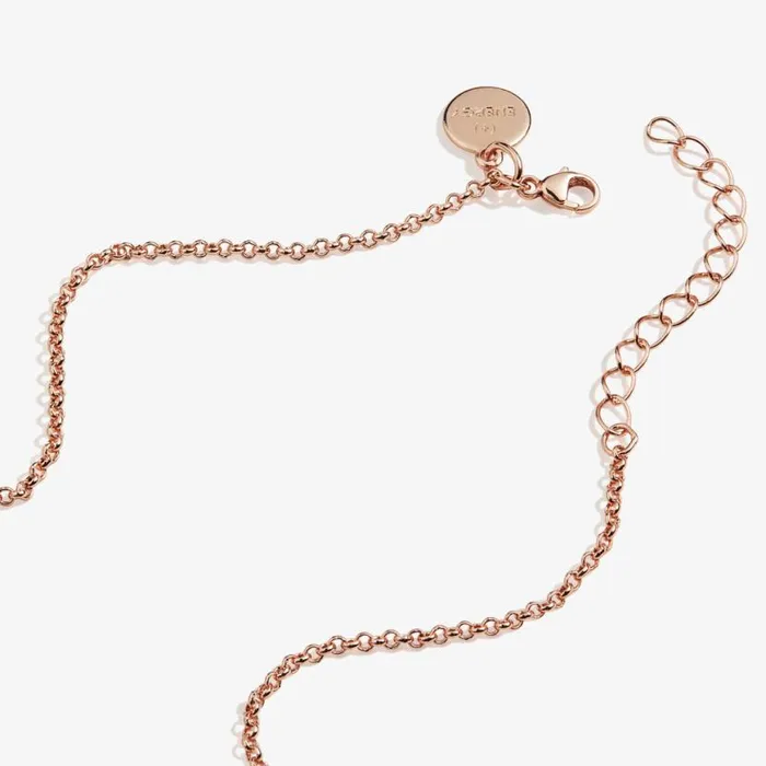 Flower Healing Love Necklace Shiny Rose Gold Women Alex And Ani Love