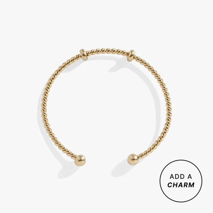 French Rope Charm Bracelet Cuff Stainless Steel Silver Women Alex And Ani Chain Or Bracelet Charm Bases