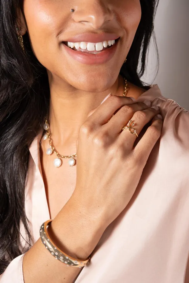 Freshwater Pearl Necklace Stainless Steel Gold Women Alex And Ani Necklaces
