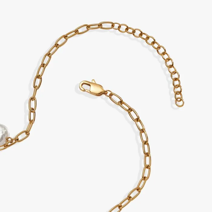 Freshwater Pearl Necklace Stainless Steel Gold Women Alex And Ani Necklaces