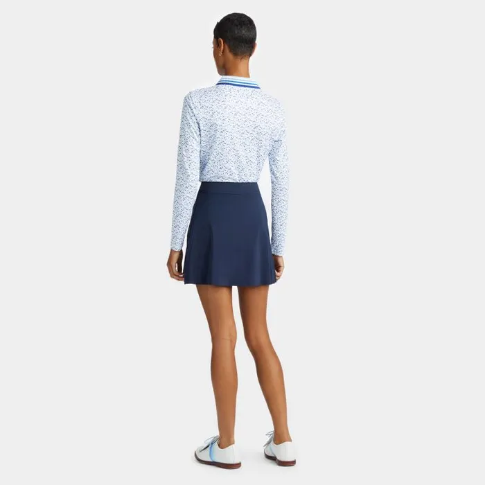 GFORE AYE POPPY TECH JERSEY LONG SLEEVE POLO Snow Women Polos and Shirts GFORE AYE POPPY TECH JERSEY LONG SLEEVE POLO Snow Women Polos and Shirts