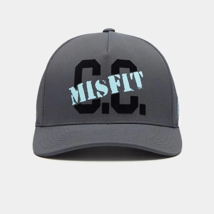 GFORE CC MISFIT STRETCH TWILL SNAPBACK HAT Charcoal Men Hats