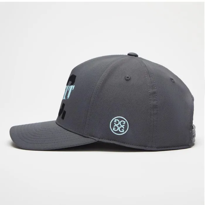 GFORE CC MISFIT STRETCH TWILL SNAPBACK HAT Charcoal Men Hats