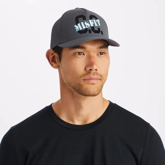 GFORE CC MISFIT STRETCH TWILL SNAPBACK HAT Charcoal Men Hats