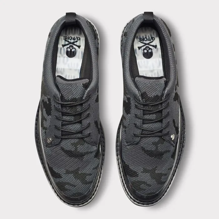 GFORE CAMO KNIT TUXEDO GALLIVANTER GOLF SHOE Onyx Men Golf Shoes