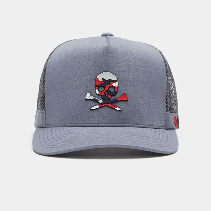 GFORE CAMO SKULL and T039S INTERLOCK KNIT TALL TRUCKER HAT Monument Men Hats GFORE CAMO SKULL and T039S INTERLOCK KNIT TALL TRUCKER HAT Monument Men Hats