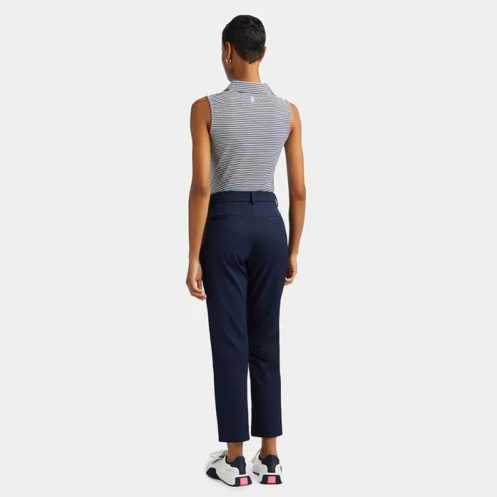 GFORE CHEVRON FEEDER STRIPE TECH PIQU SLEEVELESS POLO Twilight Women Polos and Shirts GFORE CHEVRON FEEDER STRIPE TECH PIQU SLEEVELESS POLO Twilight Women Polos and Shirts