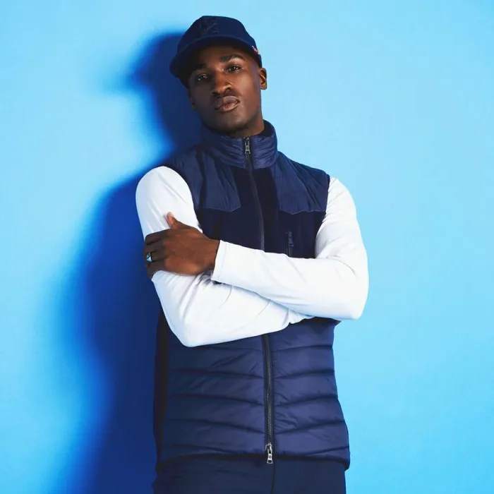 GFORE CIRCLE G039S CHENILLE MERINO WOOL VEST Twilight Men Outerwear GFORE CIRCLE G039S CHENILLE MERINO WOOL VEST Twilight Men Outerwear