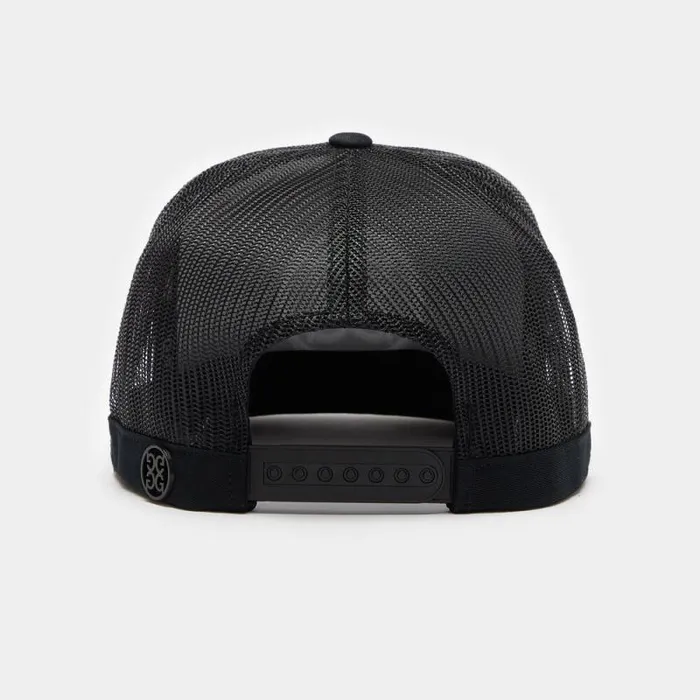 GFORE CIRCLE G039S COTTON TWILL TALL TRUCKER HAT Onyx Men Hats GFORE CIRCLE G039S COTTON TWILL TALL TRUCKER HAT Onyx Men Hats