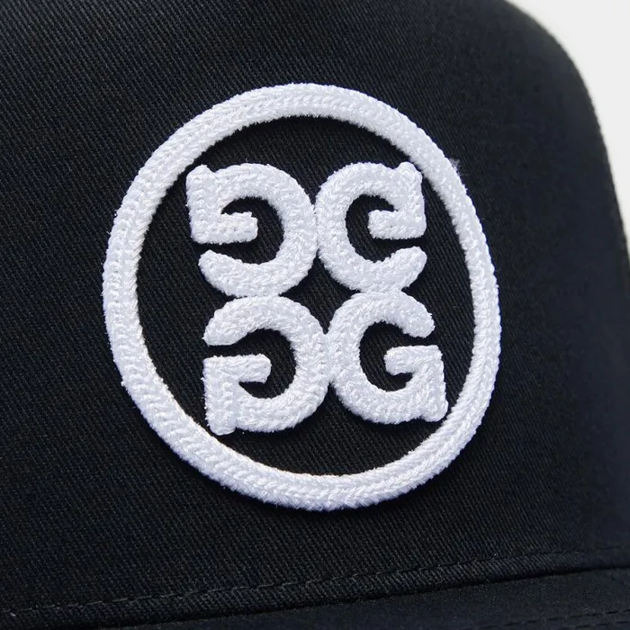 GFORE CIRCLE G039S COTTON TWILL TALL TRUCKER HAT Onyx Men Hats GFORE CIRCLE G039S COTTON TWILL TALL TRUCKER HAT Onyx Men Hats