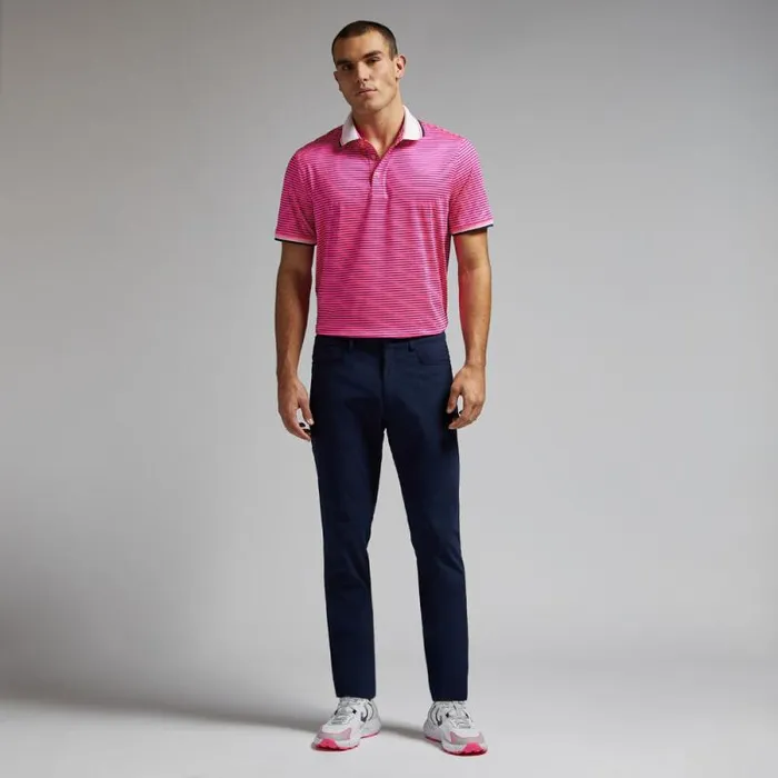 GFORE CIRCLE G039S GLITCH TECH JERSEY POLO Knockout Pink Men Polos GFORE CIRCLE G039S GLITCH TECH JERSEY POLO Knockout Pink Men Polos