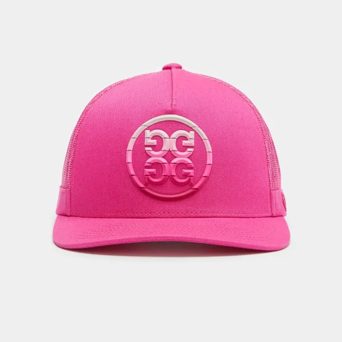 GFORE CIRCLE G039S OMBR COTTON TWILL TRUCKER HAT Day Glow Pink MenWomen Hats GFORE CIRCLE G039S OMBR COTTON TWILL TRUCKER HAT Day Glow Pink MenWomen Hats