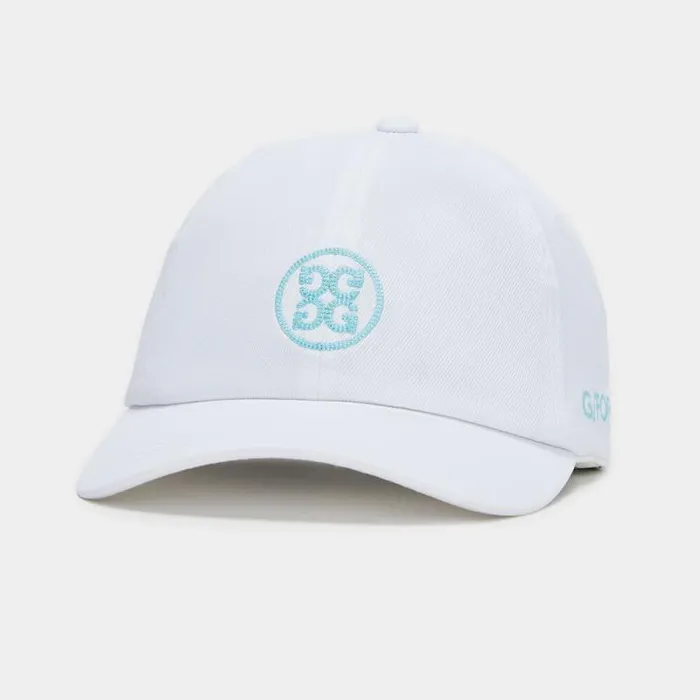 GFORE CIRCLE G039S STRETCH TWILL SNAPBACK HAT Snow Women Hats