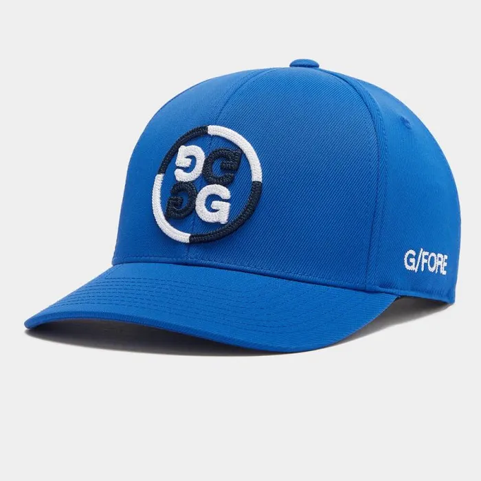 GFORE COLOUR BLOCK CIRCLE G039S STRETCH TWILL SNAPBACK HAT Racer Men Hats