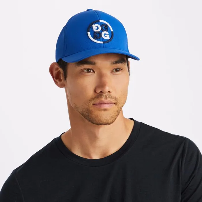 GFORE COLOUR BLOCK CIRCLE G039S STRETCH TWILL SNAPBACK HAT Racer Men Hats GFORE COLOUR BLOCK CIRCLE G039S STRETCH TWILL SNAPBACK HAT Racer Men Hats