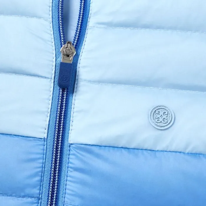 GFORE COLOUR BLOCK LIGHTWEIGHT DOWN PUFFER VEST Baja Women Outerwear GFORE COLOUR BLOCK LIGHTWEIGHT DOWN PUFFER VEST Baja Women Outerwear