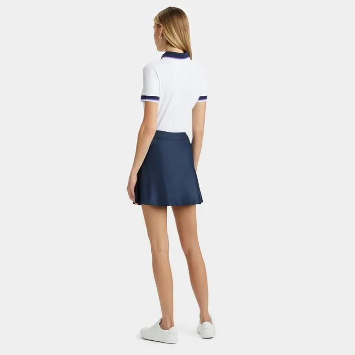 GFORE CONTRAST SILKY TECH NYLON POLO Snow Women Polos and Shirts GFORE CONTRAST SILKY TECH NYLON POLO Snow Women Polos and Shirts