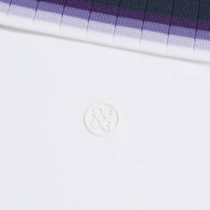 GFORE CONTRAST SILKY TECH NYLON POLO Snow Women Polos and Shirts GFORE CONTRAST SILKY TECH NYLON POLO Snow Women Polos and Shirts