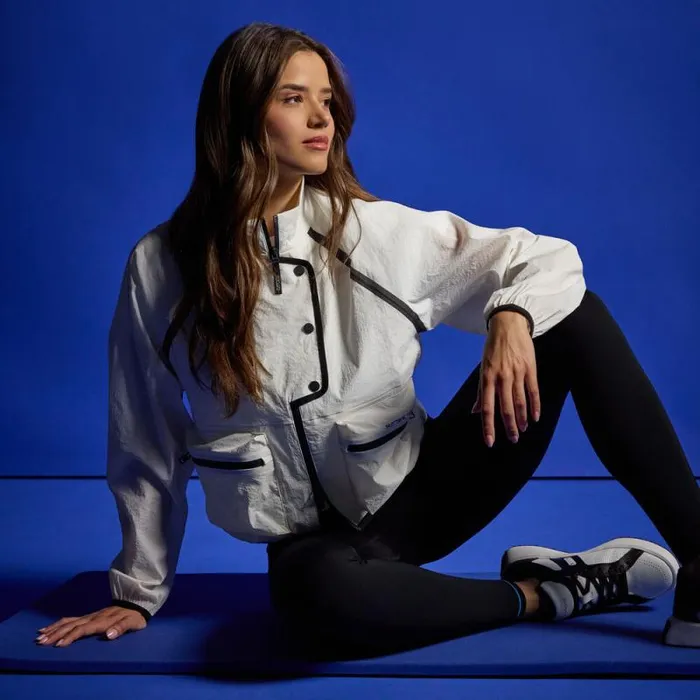 GFORE CONTRAST STRETCH CROPPED OPS WINDBREAKER Snow Women Outerwear