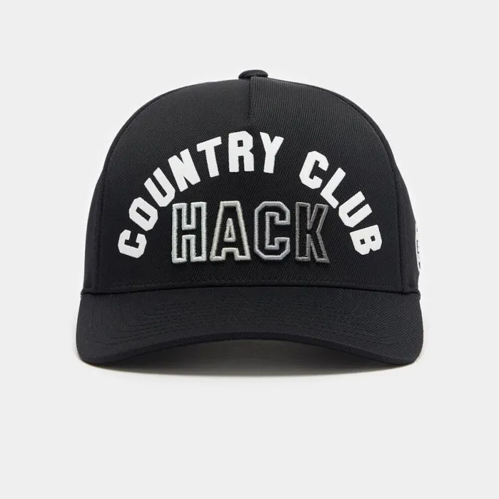 GFORE COUNTRY CLUB HACK STRETCH TWILL SNAPBACK HAT Onyx Men Hats GFORE COUNTRY CLUB HACK STRETCH TWILL SNAPBACK HAT Onyx Men Hats