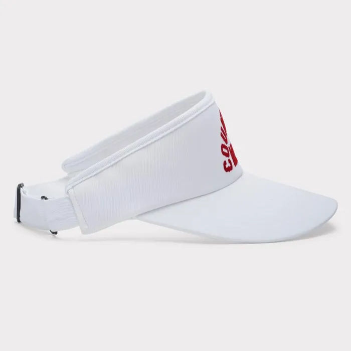 GFORE COUNTRY CLUB MISFIT STRETCH TWILL VISOR Snow MenWomen Hats