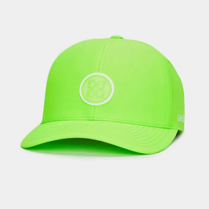 GFORE CREW WOVEN NYLON RELAXED FIT SNAPBACK HAT Gecko MenWomen Hats