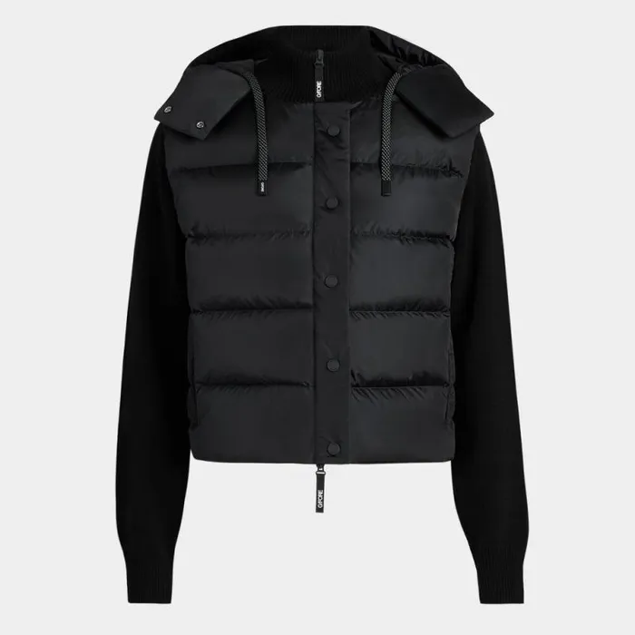 GFORE DOWN FILLED HYBRID QUILTED OPS JACKET Onyx Women Outerwear