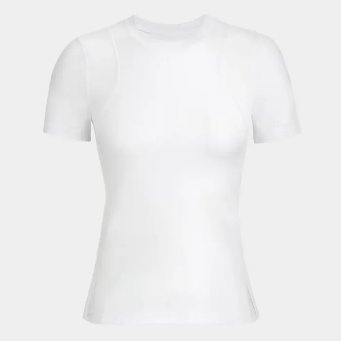 GFORE ESSENTIAL TECH COTTON JERSEY OPS TEE Snow Women Polos and Shirts GFORE ESSENTIAL TECH COTTON JERSEY OPS TEE Snow Women Polos and Shirts