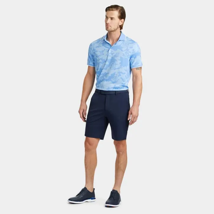 GFORE EXPLODED CAMO TECH JERSEY MODERN SPREAD COLLAR BANDED SLEEVE POLO Baja Men Polos GFORE EXPLODED CAMO TECH JERSEY MODERN SPREAD COLLAR BANDED SLEEVE POLO Baja Men Polos