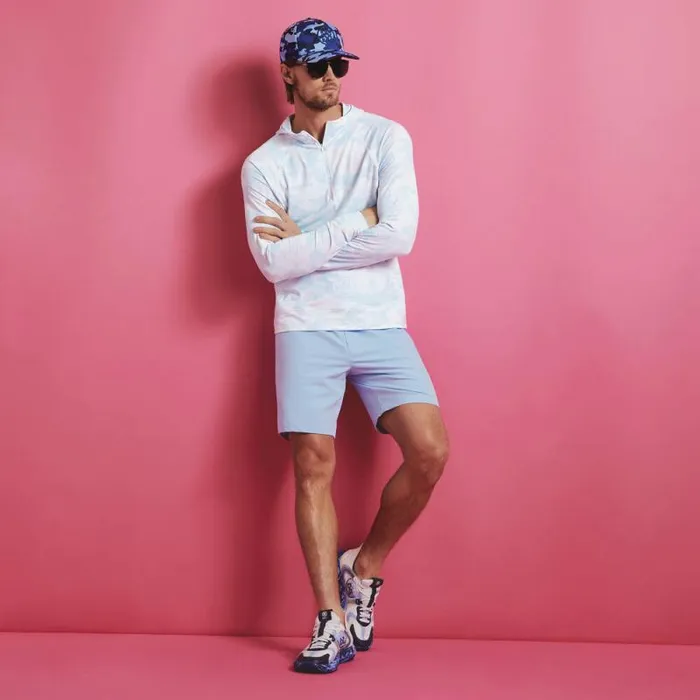 GFORE EXPLODED ICON CAMO HOODED LUXE QUARTER ZIP MID LAYER Daybreak Men Hoodies and Tees GFORE EXPLODED ICON CAMO HOODED LUXE QUARTER ZIP MID LAYER Daybreak Men Hoodies and Tees