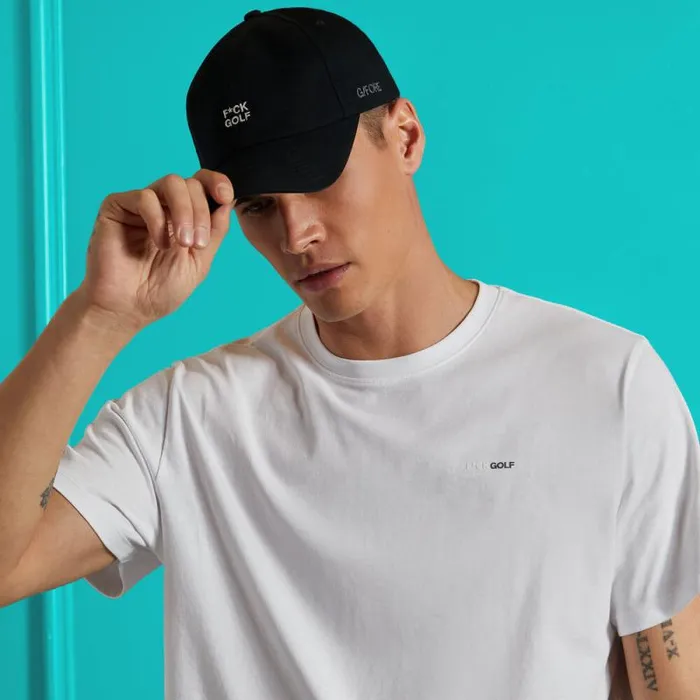 GFORE FCK GOLF COTTON TEE Snow Men Hoodies and Tees GFORE FCK GOLF COTTON TEE Snow Men Hoodies and Tees