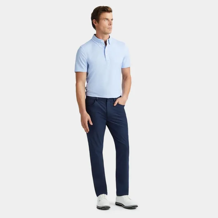 GFORE FEEDER STRIPE TECH JERSEY BUTTON DOWN COLLAR POLO Dawn Men Polos GFORE FEEDER STRIPE TECH JERSEY BUTTON DOWN COLLAR POLO Dawn Men Polos