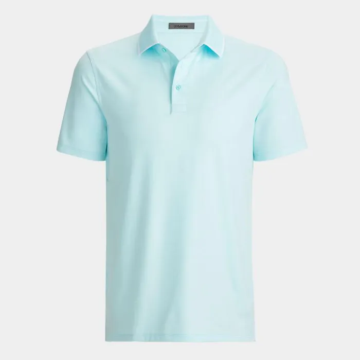 GFORE FEEDER STRIPE TECH JERSEY POLO Powder Men Polos