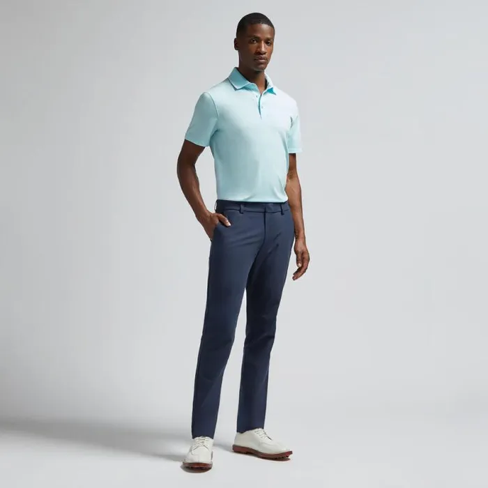 GFORE FEEDER STRIPE TECH JERSEY POLO Powder Men Polos GFORE FEEDER STRIPE TECH JERSEY POLO Powder Men Polos