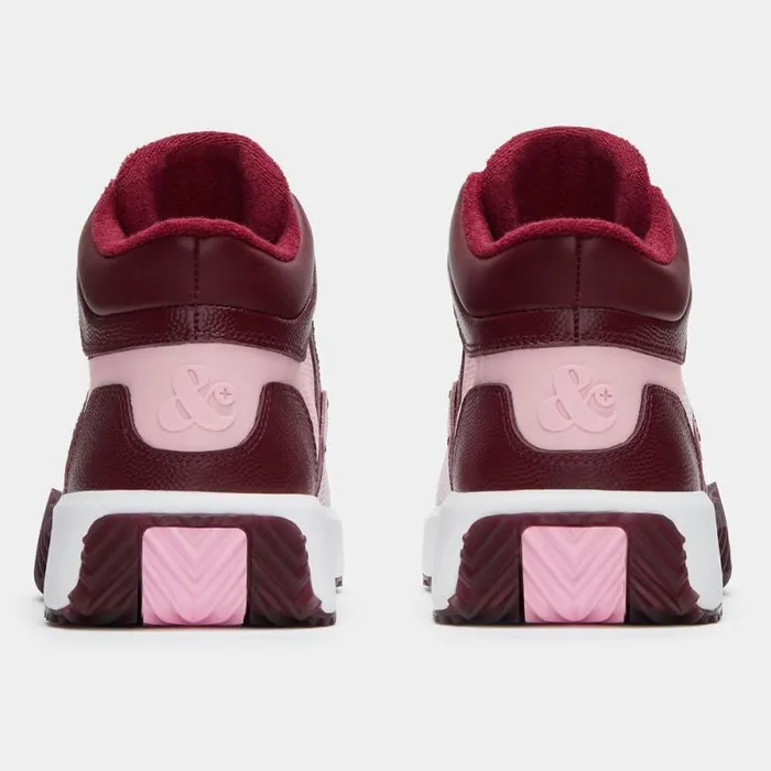 GFORE G112 LEATHER MIDTOP STREET SHOE Cabernetblush Women Street Shoes