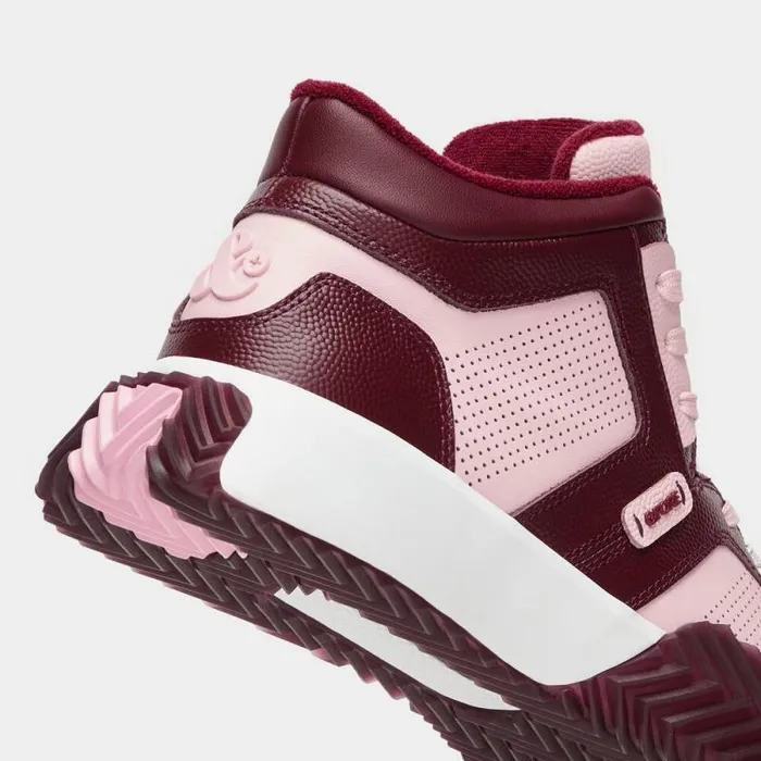GFORE G112 LEATHER MIDTOP STREET SHOE Cabernetblush Women Street Shoes