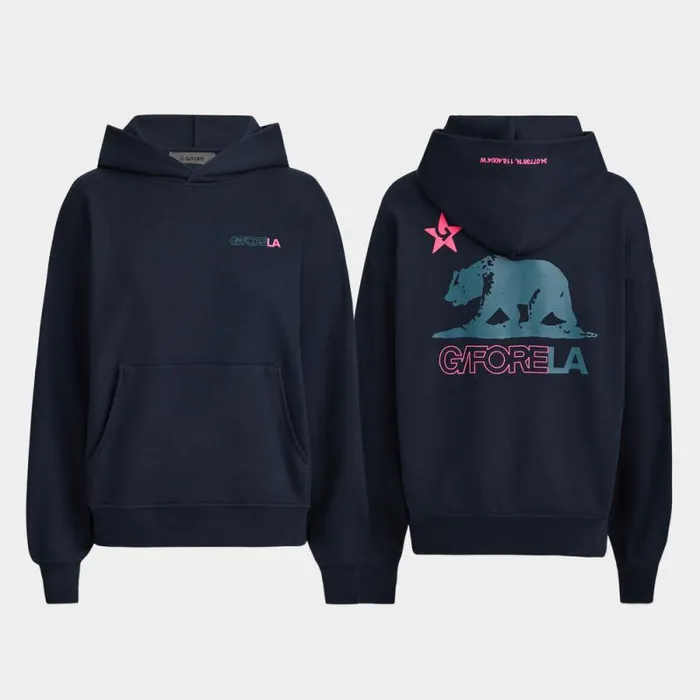 GFORE GFORE LA FRENCH TERRY OVERSIZED HOODIE Twilight Women Hoodies and Tees
