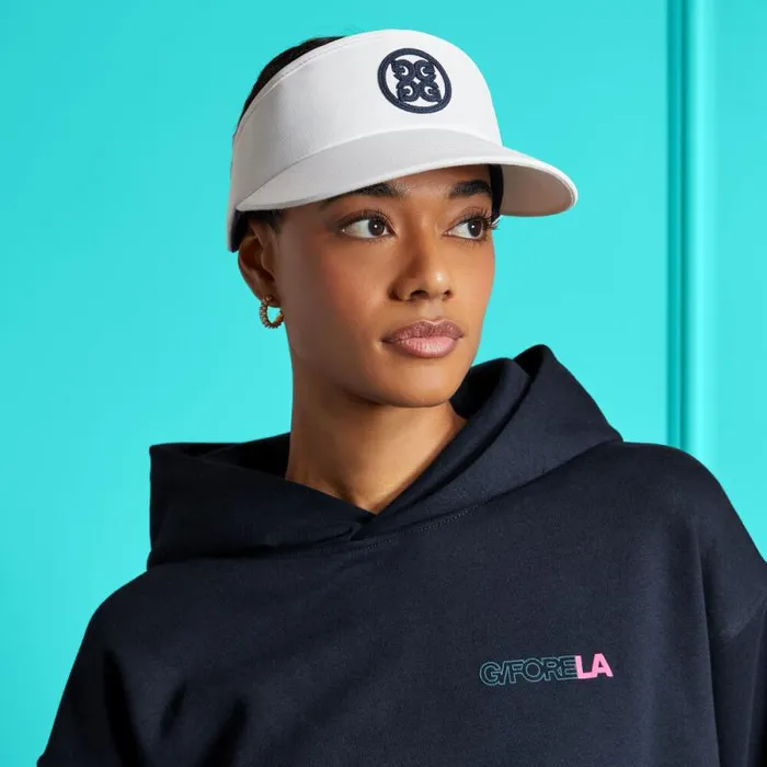 GFORE GFORE LA FRENCH TERRY OVERSIZED HOODIE Twilight Women Hoodies and Tees GFORE GFORE LA FRENCH TERRY OVERSIZED HOODIE Twilight Women Hoodies and Tees