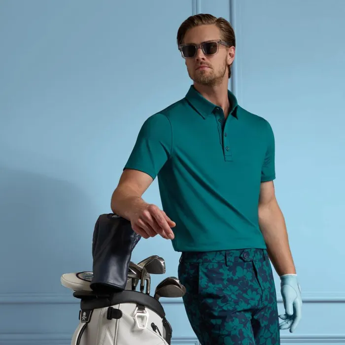 GFORE GTAB ESSENTIAL TECH JERSEY POLO Harbour Men Polos GFORE GTAB ESSENTIAL TECH JERSEY POLO Harbour Men Polos